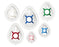 Cypress O-Two Anesthesia Face Mask Round Style Child / Adult Small Size 3 Hook Ring - 02FM5207-CS