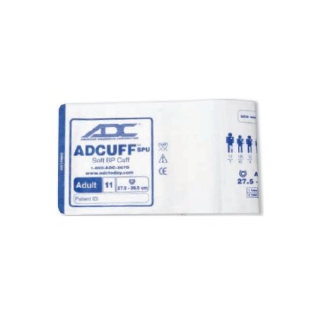 American Diagnostic Corp Adcuff Blood Pressure Cuff Adult Medium 23 - 40 cm Fabric - 8450-11A-2