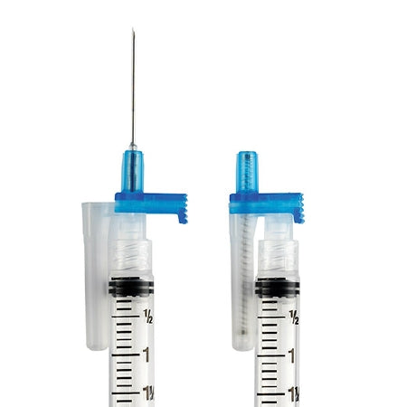 EasyPoint - Hypodermic Needle Retractable Safety Needle 23 Gauge 1 Inch Length Regular Wall - 82031