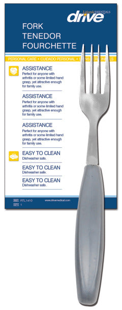 Drive Medical Eating Utensils with Large Grip