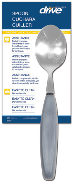 Drive Medical Eating Utensils with Large Grip