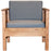MRIequip.com LLC MRI Bariatric Chair Gray Wood/Fabric - FR1004-GRAY