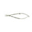 BR Surgical, Scissors Tenotomy Westcott 4-1/4" Blunt/Blunt Smooth Curved Stainless Steel 1/Ea - BR09-10411