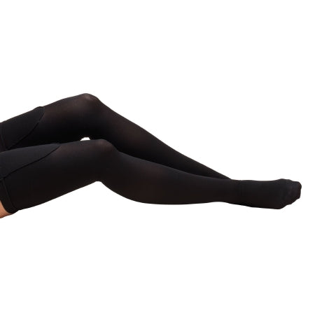 Truform - Anti-embolism Stocking Thigh High Medium Black Closed Toe - 8810-BL-MED