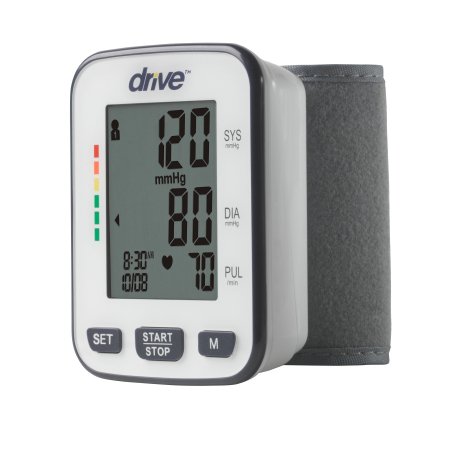 drive - Digital Blood Pressure Monitor Drive 1-Tube Automatic Adult Medium Wrist Cuff - BP3200