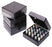 VWR International Cryo Storage Box 54 X 140 X 140 mm, Black, 100-Place, Hinged - 80080-597