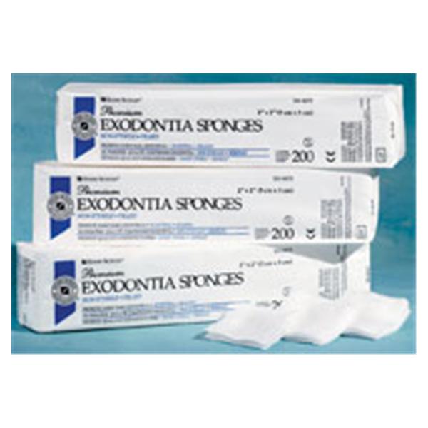 Henry Schein Sponge Exodontia Premium Cotton Filled 2X2" Non-Sterile Lf 5000/Ca - 1048190