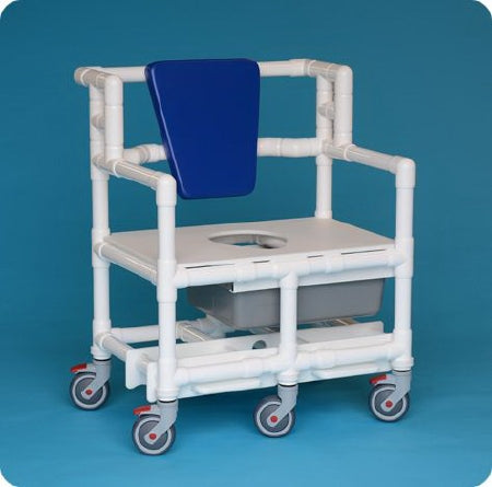 IPU IPU Bariatric Shower Chair ipu Padded Back 21-1/2 Inch Height - BSC660P