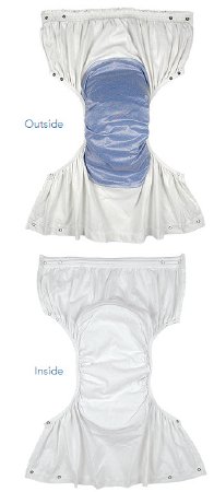 Beck's Classic - Unisex Adult Incontinence Brief 2X-Large Reusable Heavy Absorbency - 8133