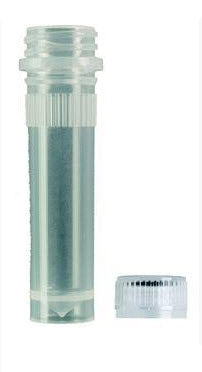 VWR International GeneMate Storage Tube Conical Bottom, Skirted Plain 2 mL Without Color Coding Screw Cap Polypropylene Tube - 490003-420
