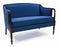 Basic American Medical Graham Field Loveseat Blue Fixed Armrests Fabric Upholstery - CGR6361G2
