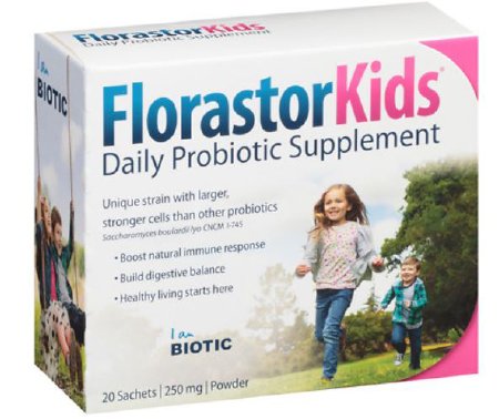 Biocodex Florastor Kids Probiotic Dietary Supplement 20 per Box Powder - 70414200040
