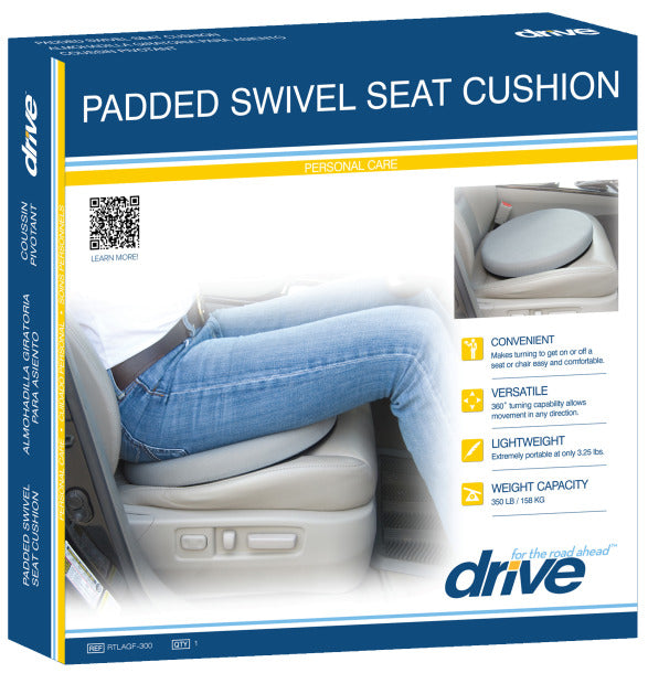 Drive Medical Padded Swivel Seat Cushion