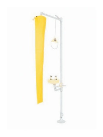 Fisher Scientific Drench Shower Tester 12.7 Top X 38.1 cm dia. Bottom, Yellow - 19807547