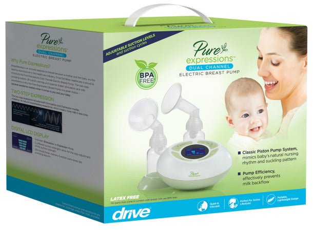 Drive Medical Pure Expressions Dual Channel Electric Breast Pump
