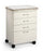 Midmark - Mobile Treatment Cabinet 18 X 29 X 33 Inch Pebble Gray 4 Inch 3 Drawers, 8 Inch One Drawer - M41A.216.SEH