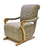 Basic American Medical Graham Field Glider Rocker Specify Color When Ordering Fixed Armrests Fabric Upholstery - CGR2197G2