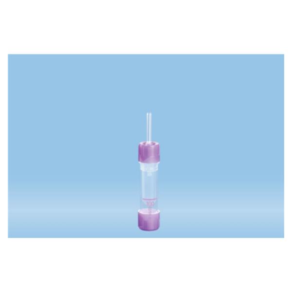 Sarstedt Microvette Blood Collection Capillary Tube Polypropylene Cap Clear 100Ul 100/Pk - 20.1278.100