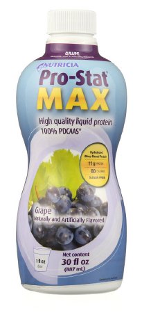 Medical Nutrition USA Pro-Stat Max Protein Supplement Grape Flavor 30 oz. Bottle Ready to Use - 90001