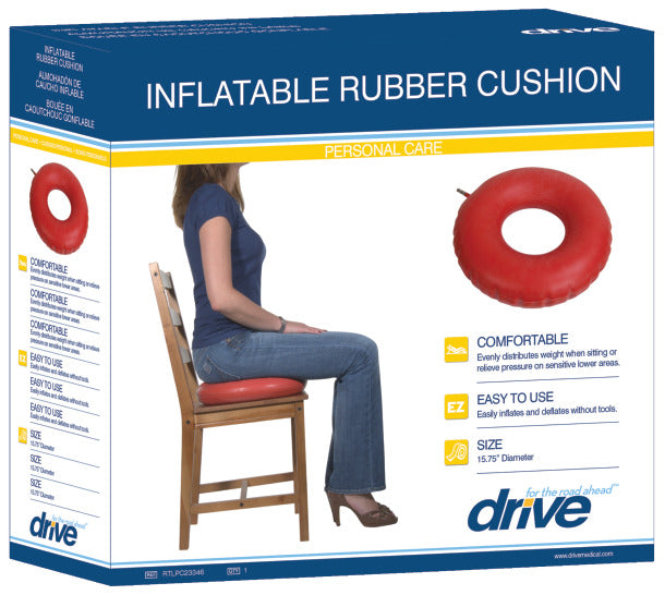 Drive Medical Inflatable Rubber Cushion
