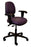 Pedigo Products Ergo Series Task Chair Raven Black Adjustable Arm Rests - T-580-RVN