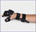 Restorative Care of America - Resting Hand Orthosis with Neutral Thumb Contoured Kydex Thermoplastic / OrthoWick Right Hand Black Medium - 36NTRHO-M-R