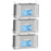 R & B Wire Products Side-Loading Glove Box Holder Horizontal Mount 3-Box White 4-1/4 X 10-1/2 X 20-1/4 Inch Coated Wire - 553B