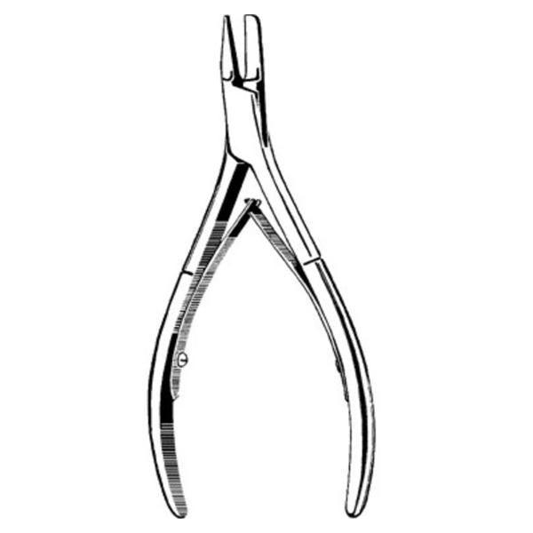 Sklar Instruments Forcep Nail Splitting Merit 5" English Anvil Straight Stainless Steel Ea - 98-492