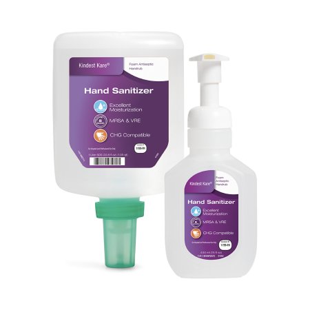 Kindest Kare - Hand Sanitizer 1,000 mL Ethyl Alcohol Foaming Dispenser Refill Bottle - 1458FM