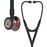 3M Littmann Cardiology IV - Cardiology Stethoscope Black 1-Tube 27 Inch Tube Double-Sided Chestpiece - 6165