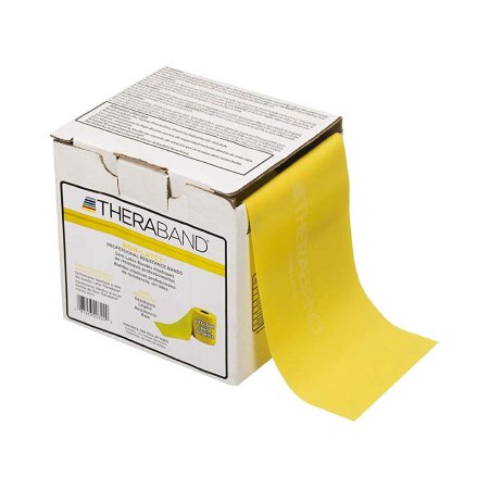 TheraBand - Exercise Resistance Band Yellow 4 Inch X 25 Yard Light Resistance - 20324