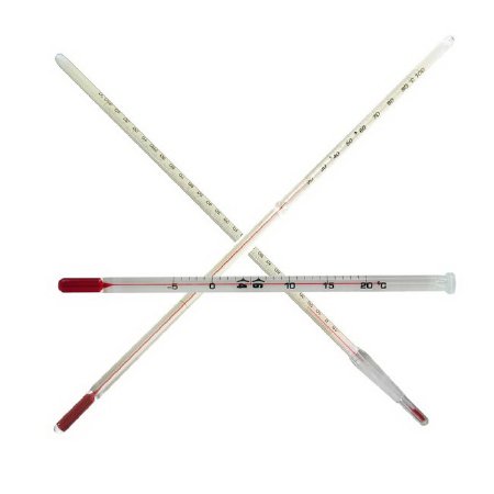 Thermco - Liquid-in-Glass Thermometer Celsius 0° to 110° C Partial Immersion Does Not Require Power - ACC647SSC