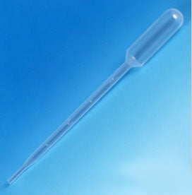 Globe Scientific Transfer Pipette 5 mL 0.25 mL Graduation Increments Sterile - 137018