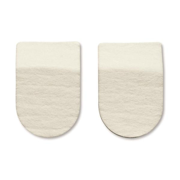 Hapad Lift Pad Orthopedic Heel Wool/Felt 2" 5/16" Thick White 1/Pr - HP25