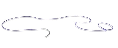 STRATAFIX Spiral PDS Plus - Antibacterial Suture with Needle Absorbable Uncoated Violet Suture Monofilament Polydioxanone with Irgacare MP Antibacterial Suture Size 1 90 cm Suture 1-Needle 48 mm Length 1/2 Circle Taper Point Needle - SXPP1B402
