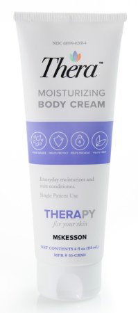 McKesson Thera Hand and Body Moisturizer 4 oz. Tube Scented Cream CHG Compatible - 53-CRM4
