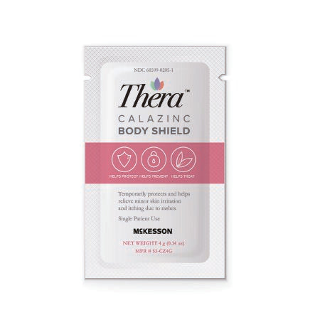 McKesson Thera Calazinc Body Shield Skin Protectant 4 Gram Individual Packet Scented Cream - 53-CZ4G