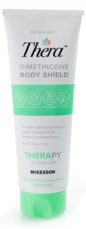 McKesson Thera Dimethicone Body Shield Skin Protectant 4 oz. Tube Scented Cream - 53-DS4