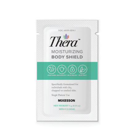 McKesson Thera Moisturizing Body Shield Skin Protectant 4 Gram Individual Packet Scented Cream - 53-MS4G