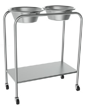 Future Health Concepts Ring Stand 7 Quartz Shelf Base 34 Inch 14 X 28 Inch - FHC7807SS