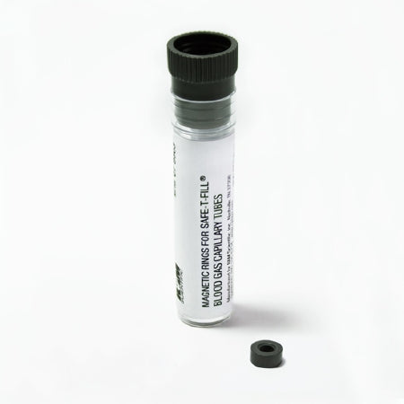 Ram Scientific Safe-T-Fill Magnetic Ring SAFE-T-FILL 8.8 mm W x 3.9 mm L; Hole Diameter 3.9 mm, Dark Gray/Metal, Ferrite Magnet (ceramic), NonSterile For SAFE-T-FILL Blood Gas Capillary Tubes and Mixing Wires - 79502
