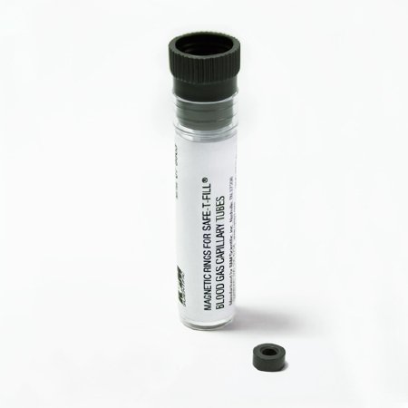 Safe-T-Fill - Magnetic Ring SAFE-T-FILL 8.8 mm W x 3.9 mm L; Hole Diameter 3.9 mm, Dark Gray/Metal, Ferrite Magnet (ceramic), NonSterile For SAFE-T-FILL Blood Gas Capillary Tubes and Mixing Wires - 079502