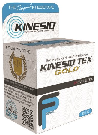 Kinesio Tex Gold FP - Kinesiology Tape Water Resistant Cotton 2 Inch X 5-1/2 Yard Blue NonSterile - 24-4871-6