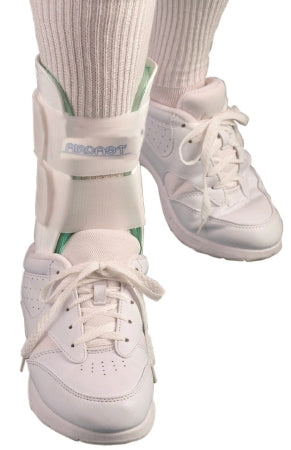 Fabrication Enterprises Air Stirrup Ankle Brace Large Hook and Loop Closure Right Ankle - 24-2650R