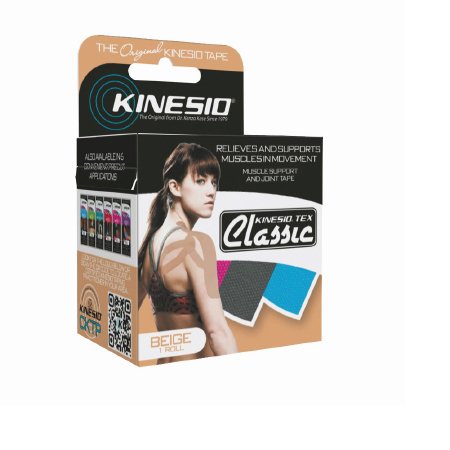 Kinesio Tex Classic - Kinesiology Tape Water Resistant Cotton 2 Inch X 4-2/5 Yard Beige NonSterile - 24-4890-6