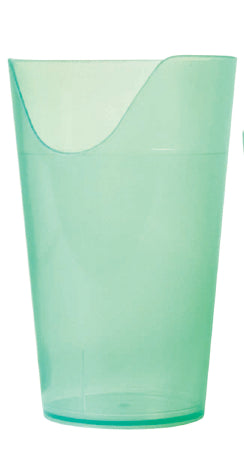 Fabrication Enterprises FabLife Nosey Cup ADL Dysphagia Cup 8 oz. Clear Plastic Reusable - 60-1050