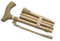 Switch Sticks - Folding Cane Aluminum 32 to 37 Inch Height Gold - 502-2000-0002
