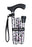 Mabis Healthcare Switch Sticks Folding Cane Aluminum 32 to 37 Inch Height Storm Design - 502-2000-5108
