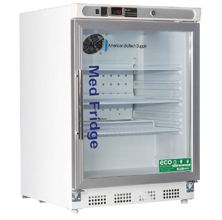 Health Care Logistics - Undercounter Refrigerator Pharmaceutical 4.5 cu.ft. 1 Swing Door - 19318