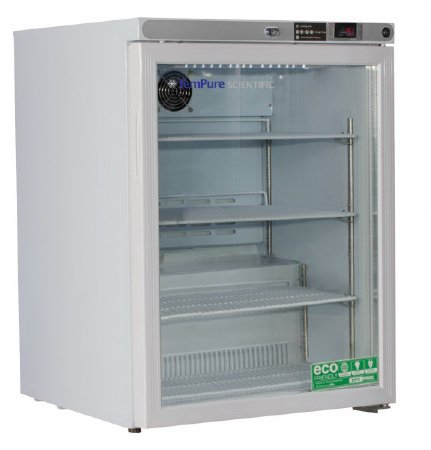 Tempure Scientific LLC Tempure Scientific Undercounter Refrigerator Laboratory Use 5.2 cu.ft. 1 Swing Door Automatic Defrost - CFR-5.2-G-HC